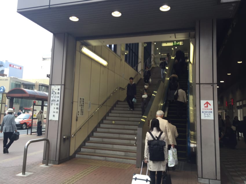 JR大井町駅上りエスカレーター