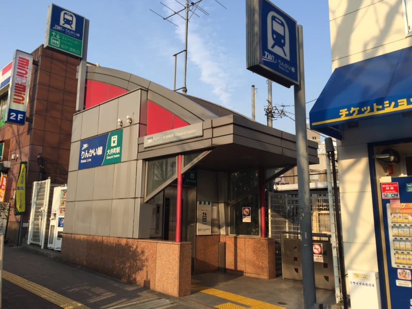 りんかい線大井町駅へのエレベーター