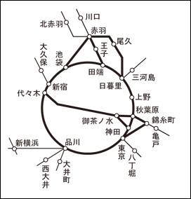 東京付近の特定区間