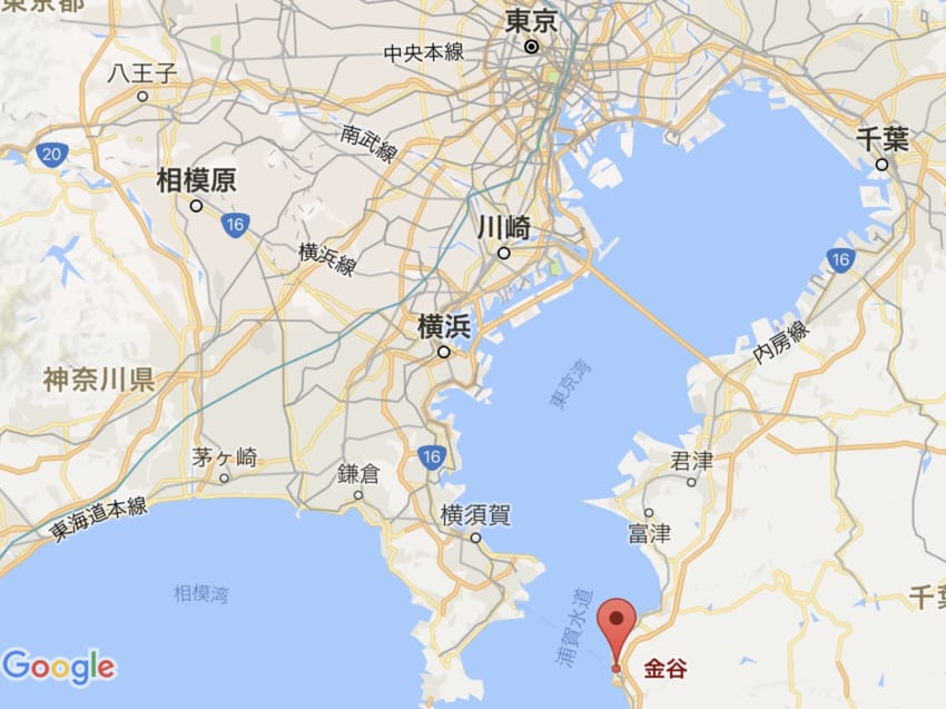 金谷の位置