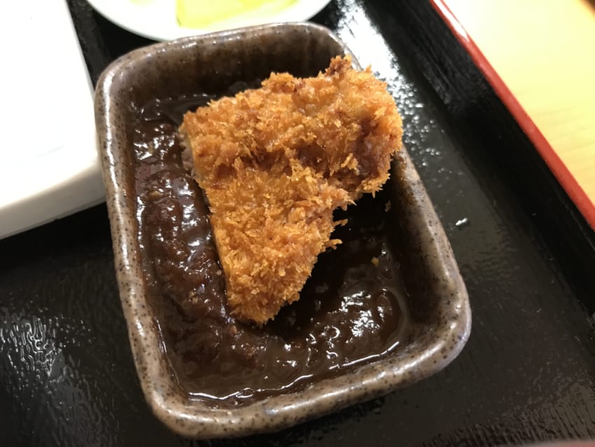 ヒレカツとソース