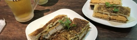 できたてで食べて欲しいジューシーかつサンド〜阪神西宮「勝山堂」