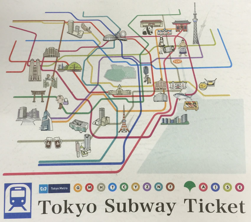 Tokyo Subway Ticket Area