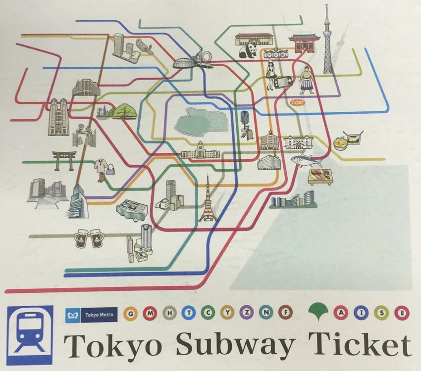 Tokyo Subway Ticket Area