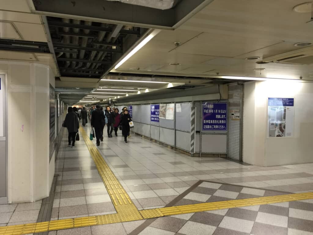 旧通路西側