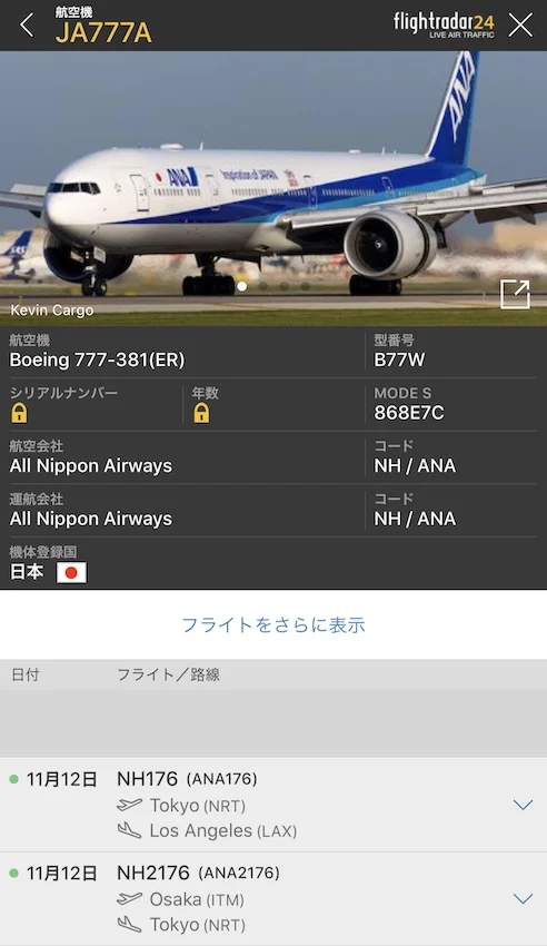 ANA2176→ANA176
