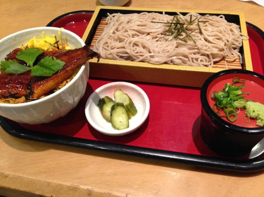 うな丼ざるそばセット