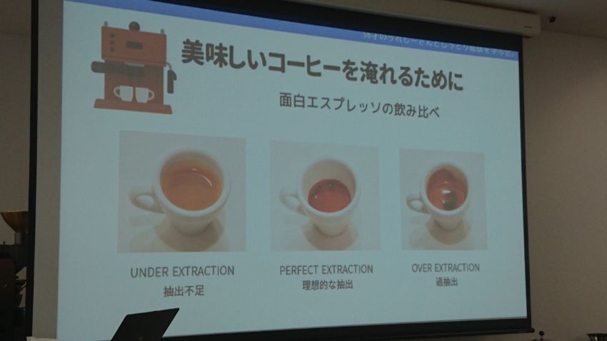 エスプレッソ飲み比べ