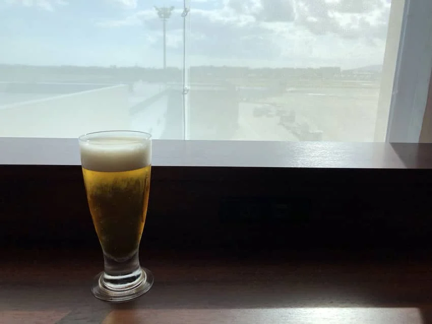 ダイヤモンド・プレミアラウンジのビール
