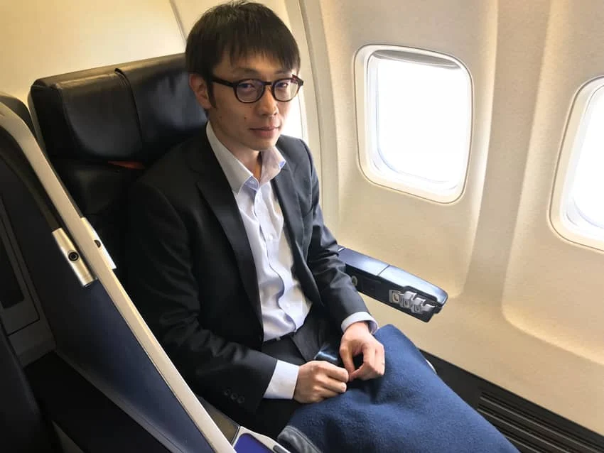 プレミアムクラス初搭乗